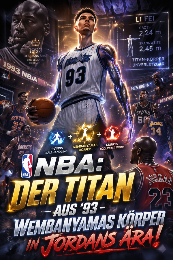 NBA: Der Titan aus '93 – Wembanyamas Körper in Jordans Ära!