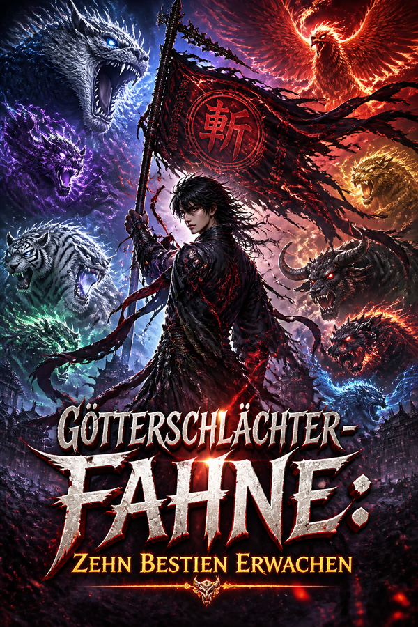 Götterschlächter-Fahne: Zehn Bestien erwachen