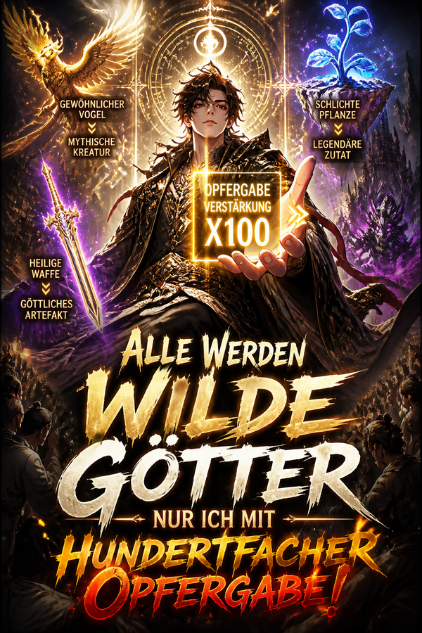 Alle werden wilde Götter – Nur ich mit hundertfacher Opfergabe!