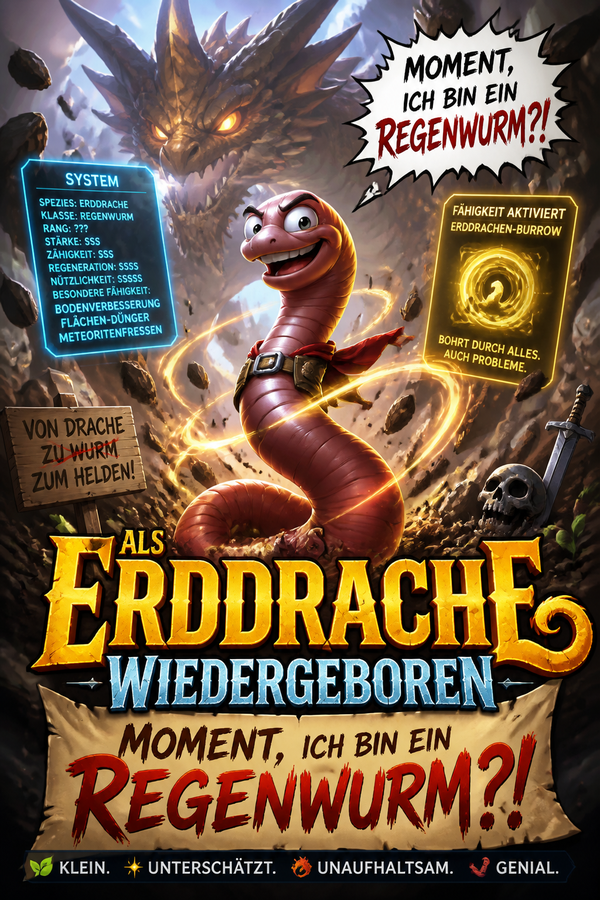 Als Erddrache wiedergeboren – Moment, ich bin ein Regenwurm?!